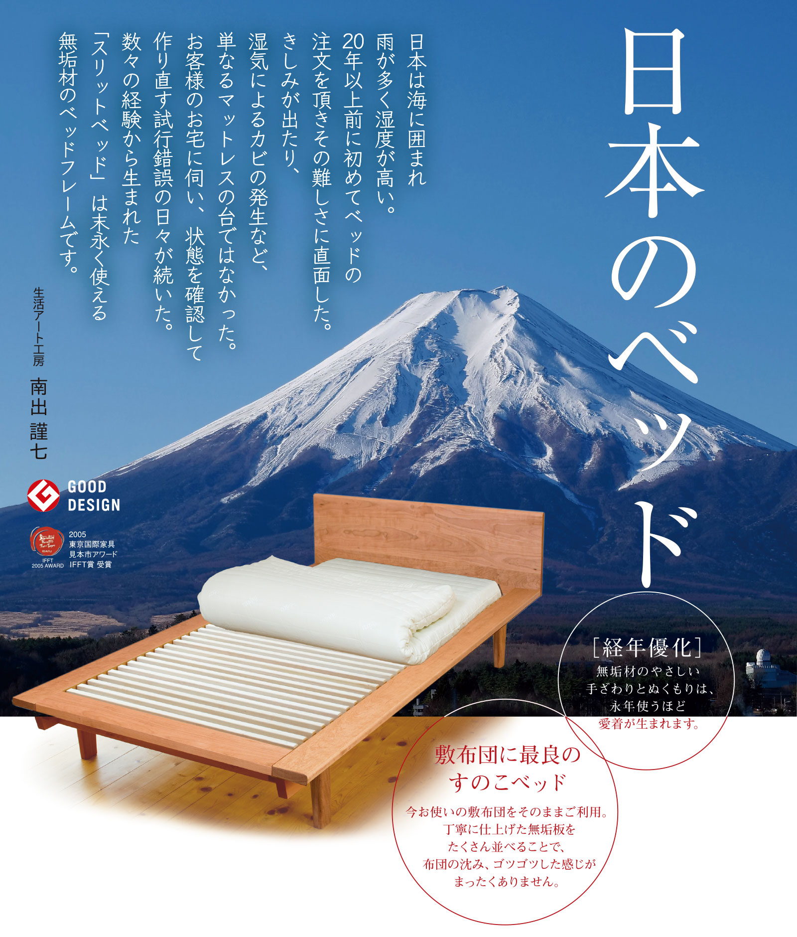 日本のベッド